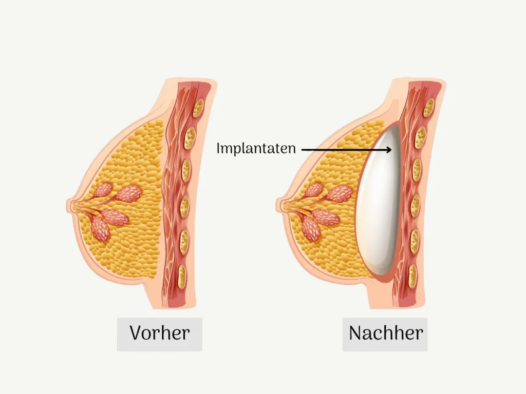 Brustaufbau mit Implantaten